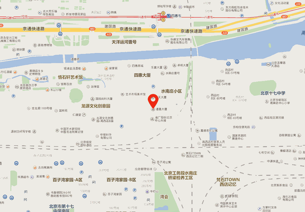 通惠大厦位置地图